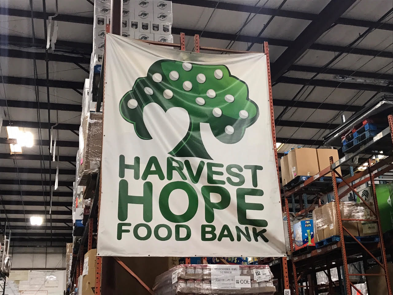 Harvest Hope sign